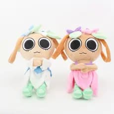 26cm Kawaii Dos Desenhos Animados Brinquedo De Pelúcia Dandy's World Game Papel Belle Cesta Bassie Travesseiro Crianças