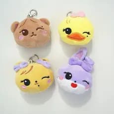 Chaveiro de Pelúcia Brilhante Especial BLACKPINK Ídolo de Música Pop Coreana Acessório de Pingente de Avatar