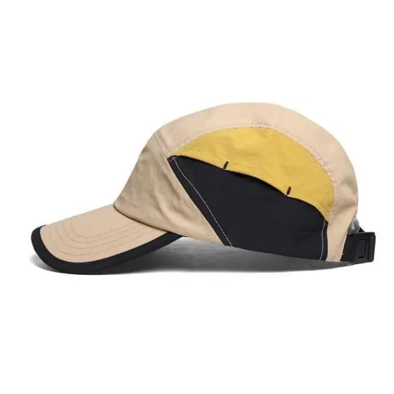 Boné Esportivo Leve e Respirável com Design Colorido, Boné de Beisebol Impermeável de Secagem Rápida para Atividades ao