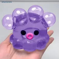 Brinquedo Caseiro Do Aperto Polvo Da Bolha , Bonito Inquietação , Bola Macia Estresse Alívio Recuperação Lenta , Brinque
