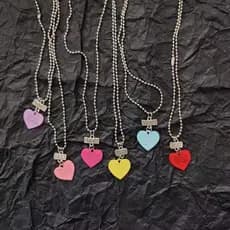 Bons amigos liga amor colar doce cor terra legal Disco colar feminino All-Match namoradas amigo