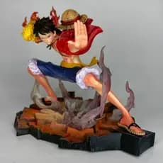 Macaco De Peça Única De 18 Cm D . Figura De Ação Luffy-Estátua Colecionável De Anime Gear 2 Fire Fist