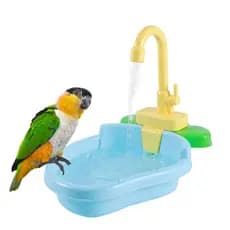 Papagaio Chuveiro Automático Pet Pássaro Gaiola De Banho Bacia Tigela De Pássaros Acessórios Brinquedo Banheira