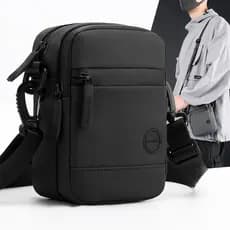Nova Mini Bolsa Tipo Estilingue Masculina Pequena Para Celular , De Cintura Multifuncional De Ombro Único