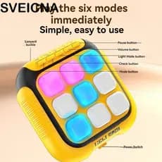 Jogo De Mesa De Quebra-Cabeça SVEICNA Montessori , Educacional TIC-TAC-TOE 6 Em 1 Engraçado De Nada E Cruzes