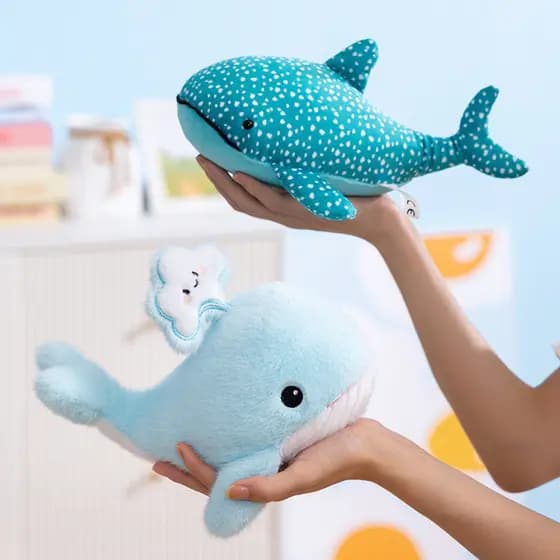 Bonito bonito-Dull bonito baleia boneca brinquedo de pelúcia oceano Hall baleia tubarão boneca infantil reconfortante Ra