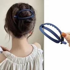 2pcs /new Style Clip de cabelo grande fosco, Clip de fivela fêmea para as costas, Clip de moda