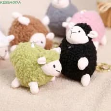 Chaveiro De Pelúcia De Cordeiro Pequeno Kesselmanmoda , Pingente De Algodão PP Gordinho , Brinquedo Kawaii