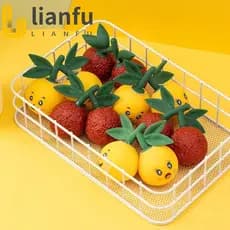 Brinquedo De Aperto De Borracha LIANFU , Espetos Yangmei Frescos , Apertar Pitada De Frutas Para Alívio De Simulação