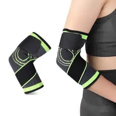 Esportes ao ar livre Fitness cotoveleiras Wicking respirável náilon malha cotoveleiras elásticas pressurizadas cintas An