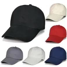 Boné de beisebol com placa de luz em branco, Top macio, sem forro, boné Casual simples de algodão puro, boné masculino