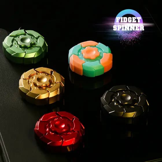 Novo spinner de material ABS, brinquedo magnético, diversão para os dedos, presente para alívio do estresse, nostálgico