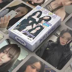 50 peças/caixa Cartão Fotográfico a Laser Aespa Karina NingNing Winter Giselle Álbum Kpop Lomo Postcard E1OR