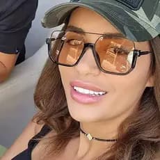 Novos óculos de sol quadrados com dupla ponte, óculos de sol de alta moda, óculos de sol estilo urbano MYQP