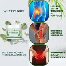 CHLILFLEX Creme Refrescante Instantâneo com Mentol, 3,5 oz Creme Hidratante Refrescante à Base de Ervas, adequado para c