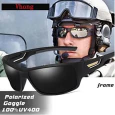 Óculos de Sol Táticos Polarizados Masculinos Anti-radiação UV400 34SS