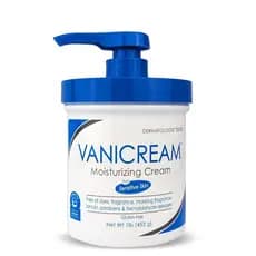 Creme Hidratante para a Pele Vanicream (com bomba) - 16 oz (1 lb) - Fórmula hidratante não irritante, adequada para pele