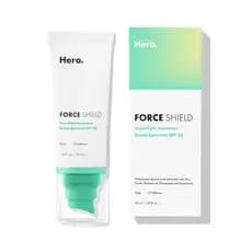 Protetor solar ultraleve HeroCoeticsForceShield SPF30 - Protetor solar diário leve, adequado para pele facial e com te