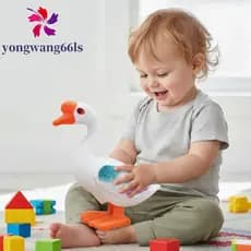 Brinquedo De Ganso Saltador YONGWANG , Mecanismo De Salto Inovador , Mecânico , Design Fofo