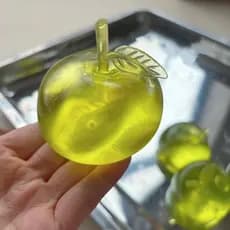 Squishy Green Apple Stress Ball Squeeze Toy Aliviar O Estresse E Ventilação Raiva Fidget Sensorial Para Adultos Crianças