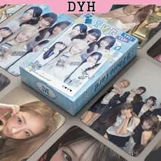 50 Pçs/Caixa IVE Cartão Laser Photocard WONYOUNG Leeseo YuJin Kpop Álbum Lomo Cartões Coleção
