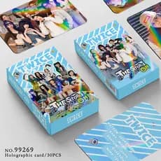 30 Unidades/Caixa TWICE Photocard Cartão Holográfico KPOP LOMO De Coleção