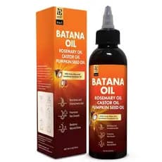 Óleo Líquido de Batana ArcticBeauty (5oz.) )-com Alecrim, Óleo de Rícino e Óleo de Semente de Abóbora-100% Puro e Não Re