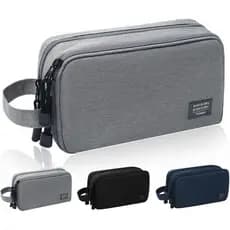 Nécessaire Masculina Impermeável, Bolsa Organizadora para Viagem, Kit de Barbear, Acessório de Viagem Perfeito para Pres