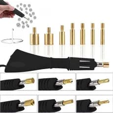 Hotfix Rhinestone Applicator, 7 in 1 Professional Iron-on DIY Hot Fix Tool Rhinestone Setter Applicator Wand Crystal Gem