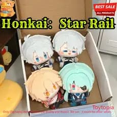 10cm Honkai Estrela Ferroviário Chaveiro De Pelúcia Bonito Anaxa Macio Brinquedo Anime Phainon Algodão Boneca Presente D