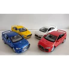 Miniatura Carrinho Ferro Mitsubishi Lancer Evolution X 2008