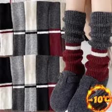 Meias Quentes De Outono Inverno – Capas Femininas Vintage Para Botas Meninas Ao Ar Livre Aquecedores De Pernas De Malha