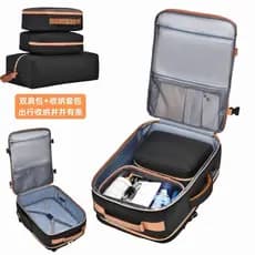 Mochila casual para mulheres, mochila de viagem leve, mochila de grande capacidade para atividades ao ar livre, mochila