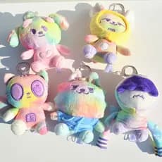 Chaveiro de pelúcia do ídolo de Kpop TXT Rainbow Temple