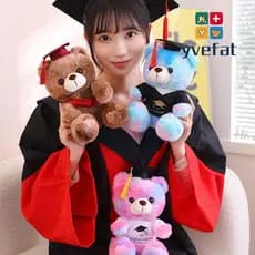 Urso De Formatura YVEFAT 23 Cm , Brinquedo De Pelúcia Macio De Desenho Animado , DIY Fofa