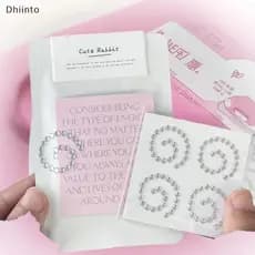 [Dhiint] 1/2 Folhas De Bolos De Peixe Decalques De Strass Brilhantes 3D Acrílico Asas De Anjo Cristal Stiers Decoração D