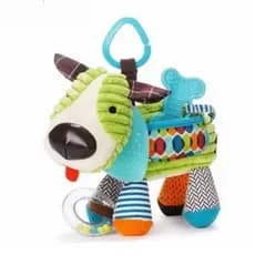 Boneca De Brinquedo Baby Cartoon Rattle Toy , Pendurar Berço , De Pelúcia Macia Para Animais Teether