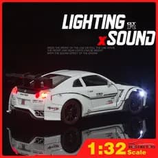 KLT 1 : 32 JDM Nissan GTR R35 Modelo De Liga De Carro Para Crianças Brinquedos Meninos As Carros