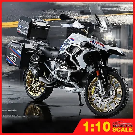 KLT 1 : 10 BMW R1250GS Motocicleta Diecast Modelo Carro Liga Carros Brinquedos Coleção Presente Para Crianças Menino Men