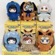 [DREAMFOREST 1 Peça Naruto Anime Blind Box Shippuden Cute Beast Party Boneco de Pelúcia de 15cm