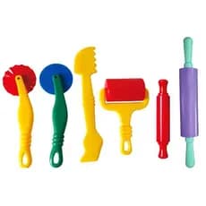 6 PCS De Desejos Conjunto De Ferramentas De Massa De Argila Para Classificação De Moldes De Corte Feitos Mão Brinquedos