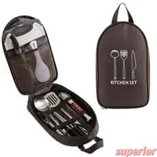 Saco De Armazenamento De Acampamento SUPERIOR , Panelas Ao Ar Livre Ferramentas Com Zíper , Grande Capacidade