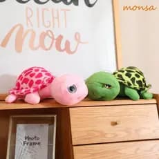 Brinquedos De Pelúcia De Tartaruga Animal MONSA , Travesseiro Fofo De Boneca Coleção , Brinquedo Ins