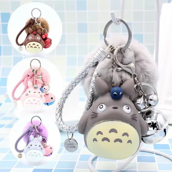 Chaveiro De Animais Fofo Totoro Para Masculino E Mulheres Com Metal