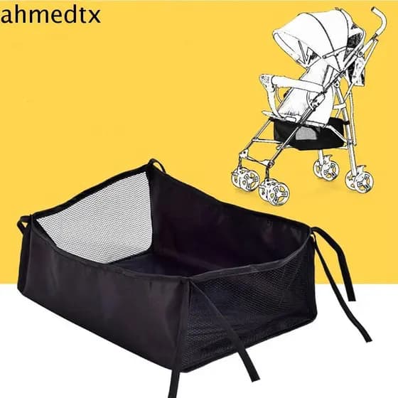 Cesta Para Carrinho De Bebê AHMEDTXB Inferior Infantil Bolsa Organizadora Portátil