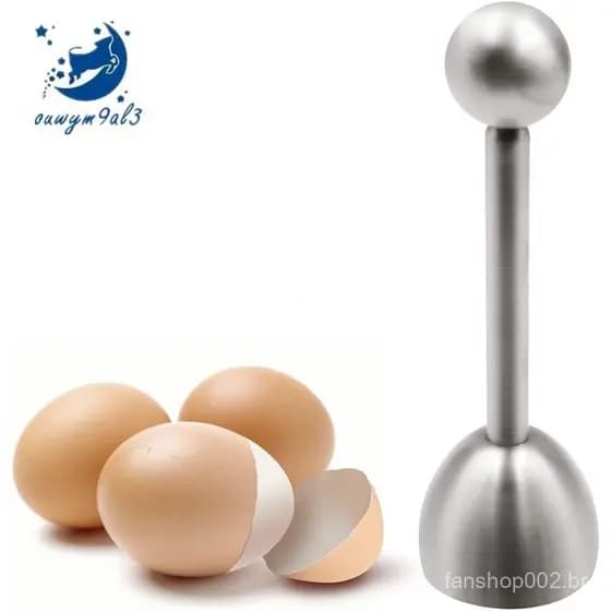 Cortador de Ovos para Ovos Cozidos Duros e Moles Ferramenta de Abertura e Separação de Ovos de Cozinha