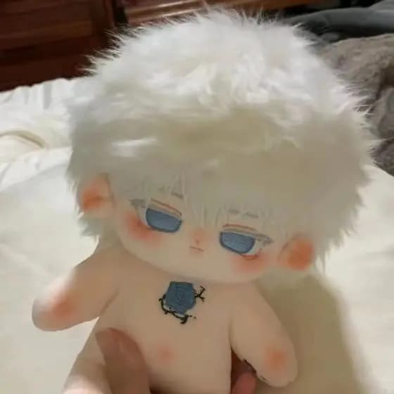 Jujutsu Kaisen Gojo Satoru Boneca de Algodão Linda Boneca Fofa 20cm