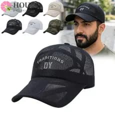 Boné De Beisebol HOUR , Chapéu De Sol De Malha Ajustável , Protetor Solar Respirável Portátil Feminino Masculino