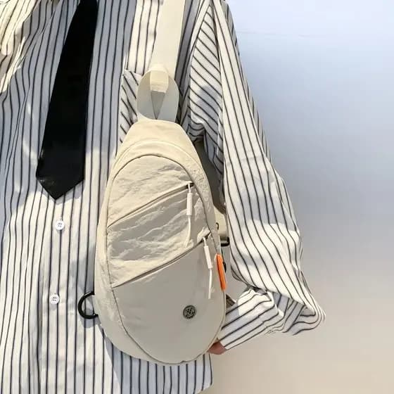 Bolsa pequena leve 2026 novo estilo esportivo Fitness bolsa mensageiro lazer mochila bolsa de peito