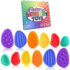 Sensorial Fidget Brinquedos Pedra Para Crianças 6 Pacote Texturizado Macio Preocupação Autismo Tdah Adolescentes Ansieda